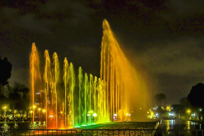 Magic Fountains Park & Barranco by Night - Transport Included - Experience the Magic Water Circuit