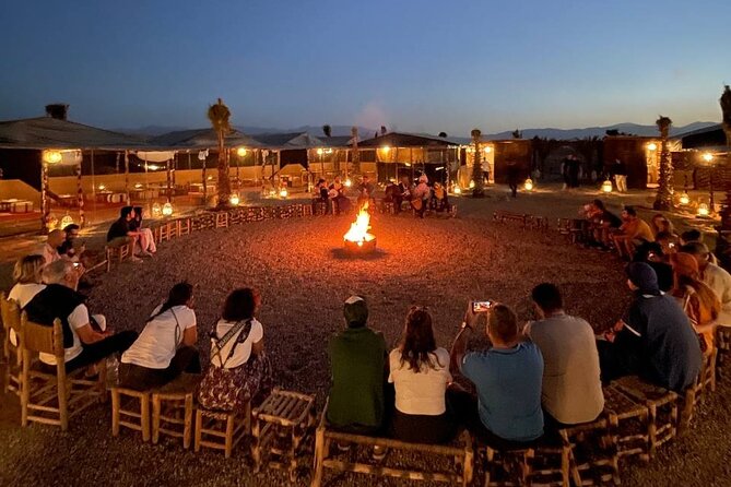 Magical Dinner Show and Camel Ride With Sunset in Agafay Desert - Ride to Berber Desert Camp