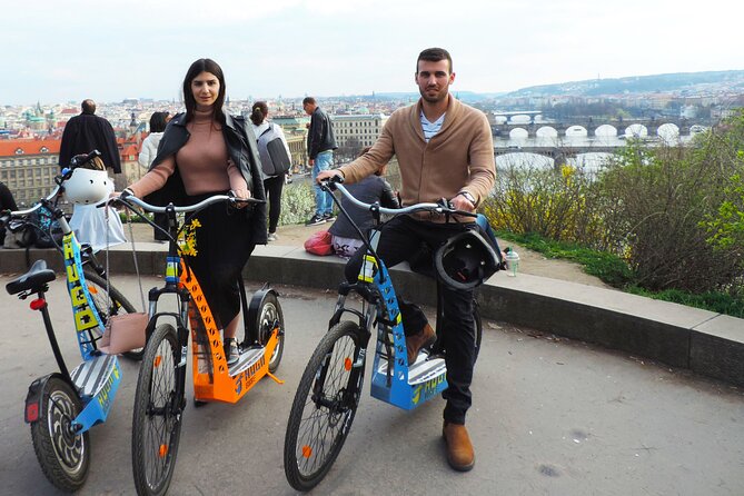 Magical Prague City Tour 60-Min by E-Bike / E-Scooter - Navigating on E-Bikes/Scooters