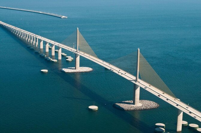 Magnificent Helicopter Tour -Tampa Bay, Skyway Bridge, Beaches of Pinellas Co. - Key Points