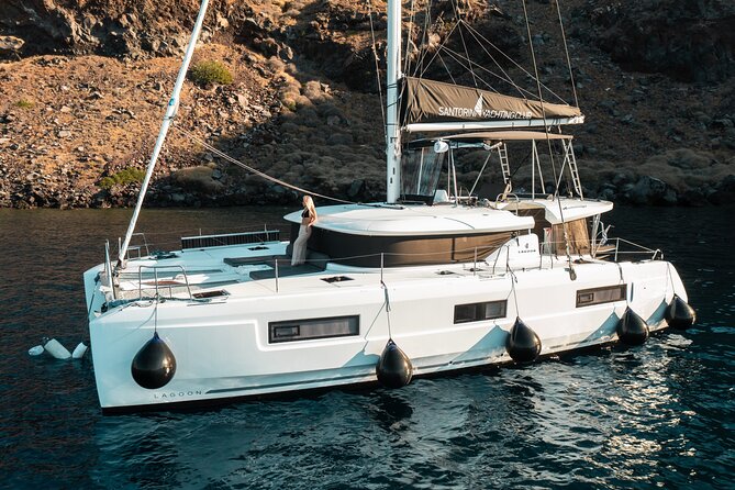 Majestic Catamaran Caldera Cruise With Snacks, Meal & Drinks - Activity and Equipment Availability