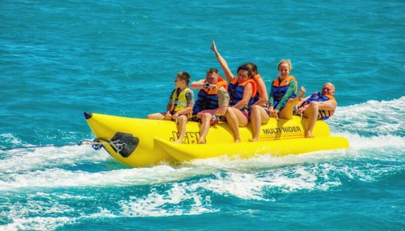Makadi Bay: Glass Boat and Parasailing With Watersports - Parasailing Experience