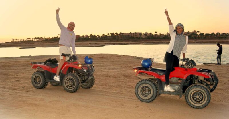 Makadi Bay: Sunrise VIP Quad & Traditional Bedouin Breakfast - Key Points