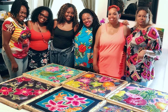 Make and Paint a Malaysian Batik Scarf in Aventura, Florida - Guidance From the Knowledgeable Instructor