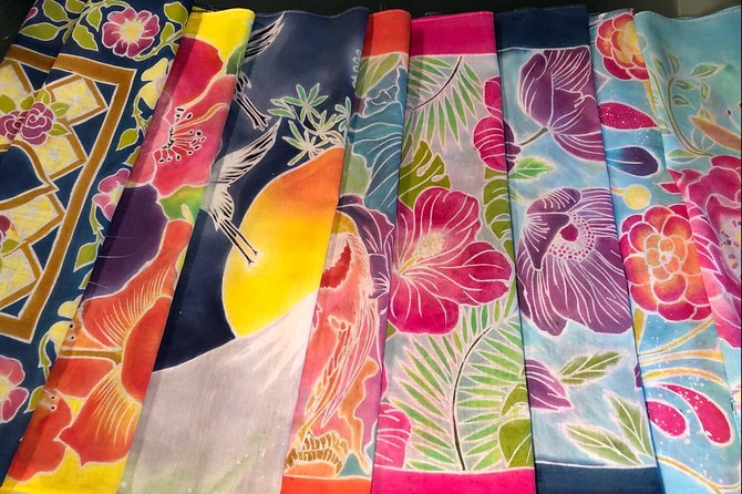 Make and Paint a Malaysian Batik Scarf in Aventura, Florida - Unique Scarf Souvenirs to Take Home