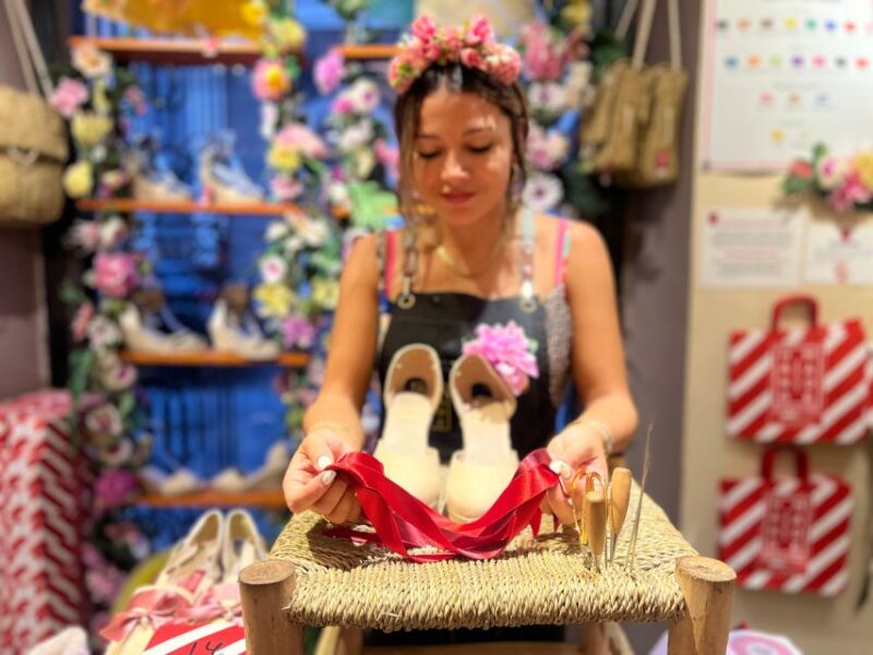 Make Authentic Espadrilles in Valencia - Personalizing Your Espadrilles