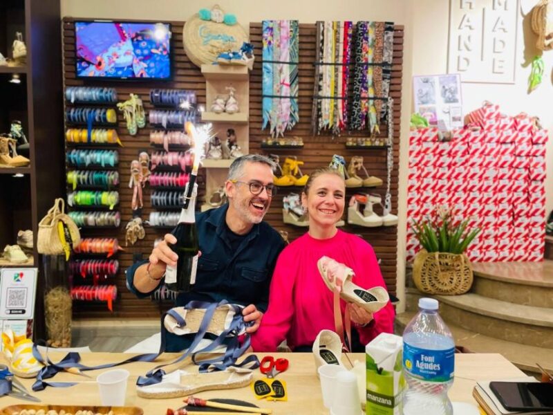 Make Authentic Espadrilles Shoes in Marbella - Materials and History