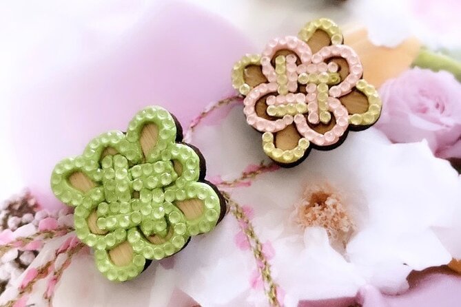 Making Accessories With Eco-Wood and Swarovski Crystals in Nara - Included Amenities