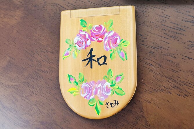 Making Tall Paint Keychains With Kanji Writing in Amagasaki - Materials and Tools for the Activity
