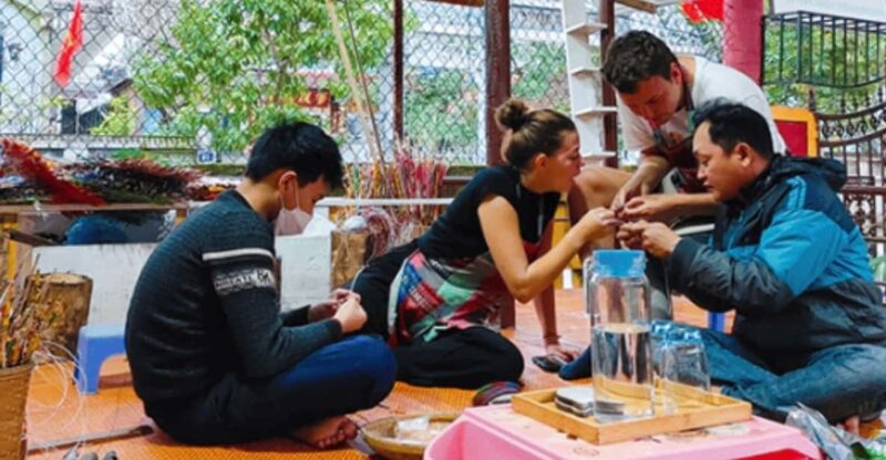 Making the Paper Flowers Experience in Hue - Experience Highlights