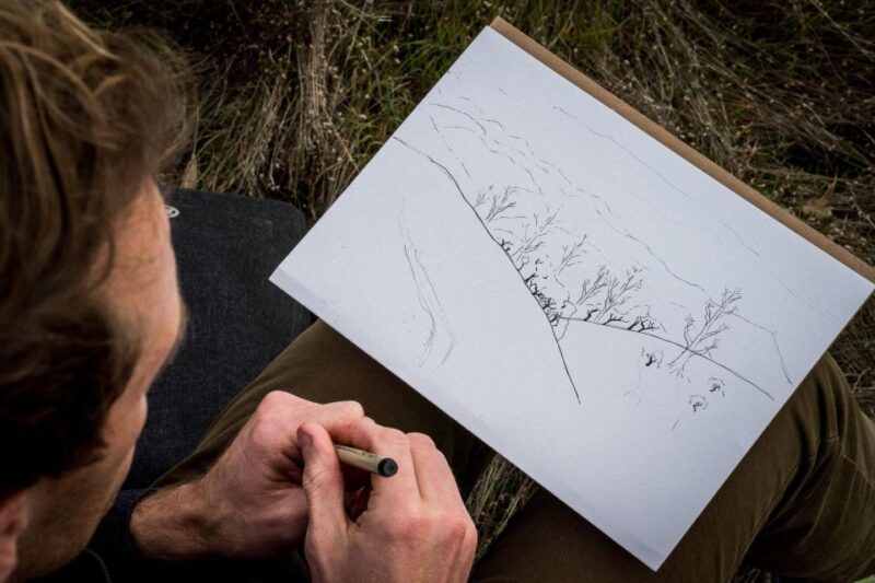 Malaga: Drawing & Painting Lesson Outdoors - Key Points