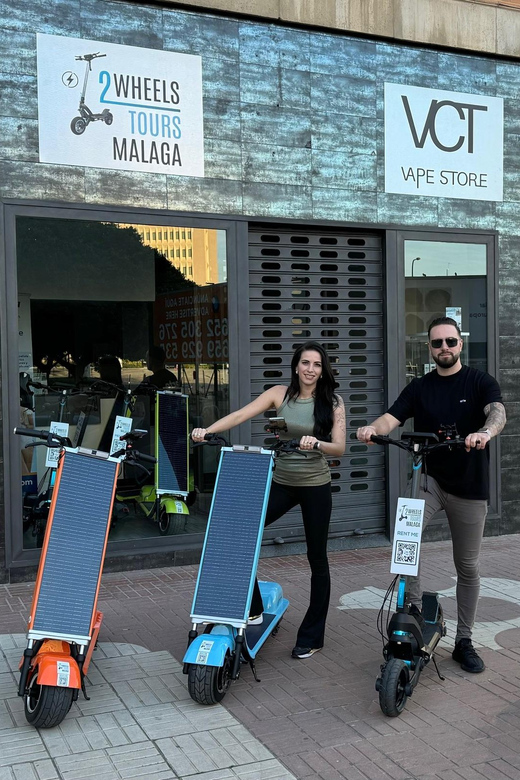 Malaga: Explore Malaga on a Solar Scooter - Convenient Pick-up Location