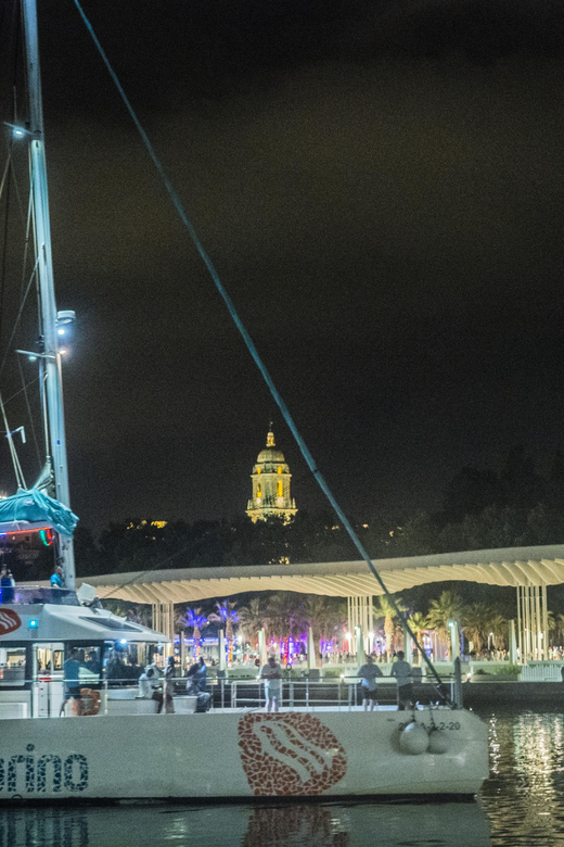 Malaga: Sailing Catamaran Sunset Cruise With Live DJ & Drink - Live DJ Music Experience