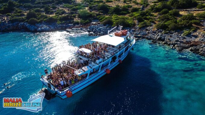 Malia: Booze Cruise Boat Party With Live Dj - Malia Party Boat Highlights