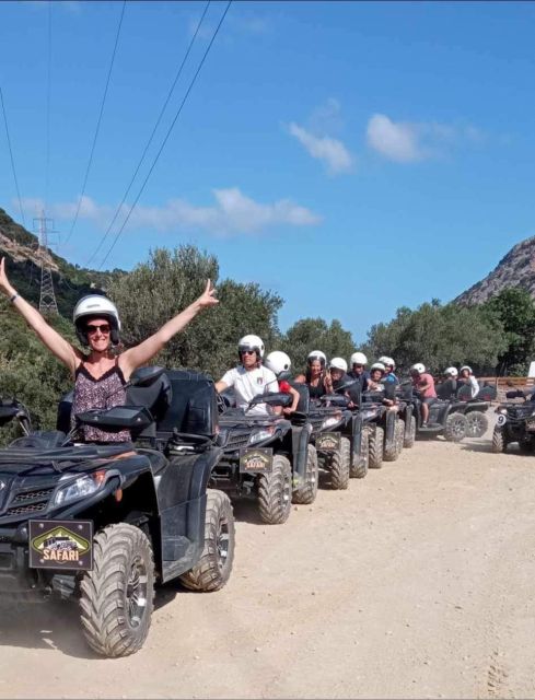 Malia: Off-Road Quad Safari Tour With Lunch and Transfers - Guided Tour in Vrachasi