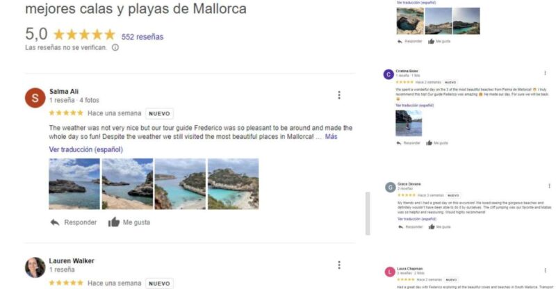Mallorca: Day Trip to Cala Agulla, Mesquida and Molto - Cala Mesquida