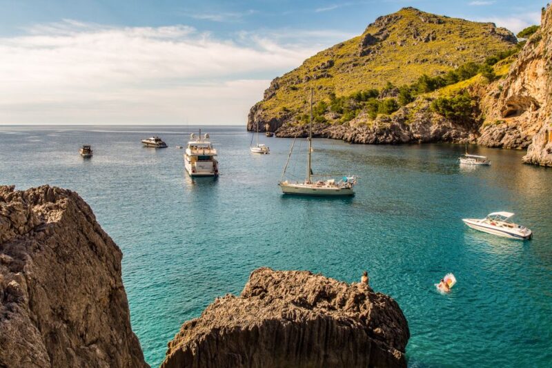 Mallorca: Island Trip by Train, Tramway, and Boat - Boat Cruise to Sa Calobra