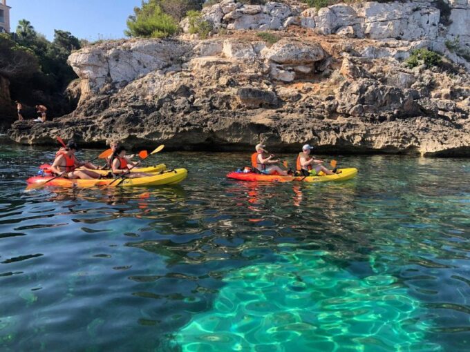 Mallorca: Sea Caves by Kayak and Snorkeling With Snack - Swimming and Snack Break