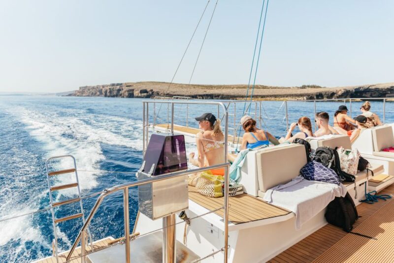 Malta: Blue Lagoon, Beaches & Bays Trip by Catamaran - Departure Point and Duration
