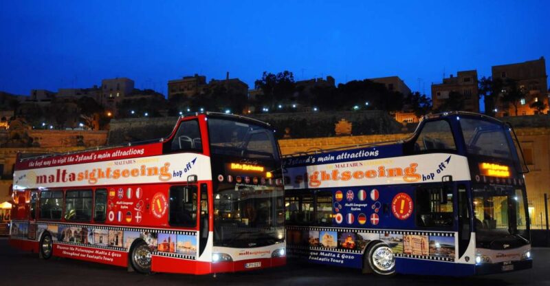 Malta By Night Open-Top Bus Tour Including 1-Hour Mdina Stop - Tour Overview and Pricing