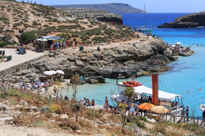 Malta: Comino, Blue Lagoon, and Caves Day Trip - Exploring the Blue Lagoon