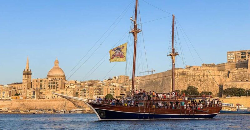 Malta: Lazy Pirate Boat Party With Drinks & Food - Booking and Payment