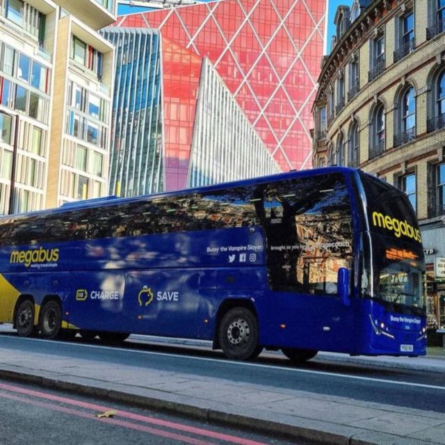 Manchester Airport: BUS Transfer To/From London - Onboard Facilities