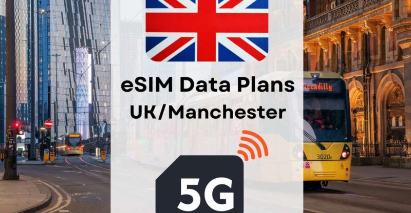 Manchester: Esim Internet Data Plan for United Kingdom UK - Booking and Payment