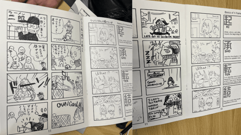 Manga Lesson by Acitive Pro-Manga Artists (Tokyo/Shibuya) - Key Points