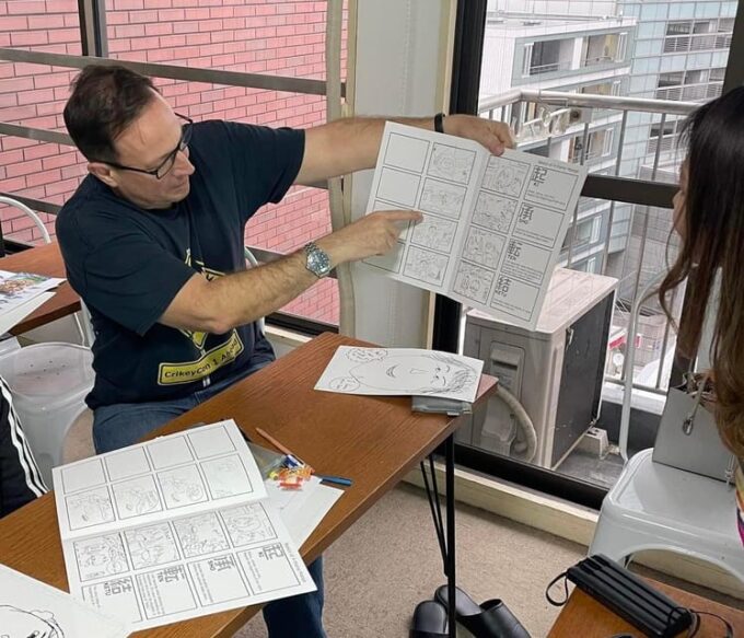 Manga Lesson by Acitive Pro-Manga Artists (Tokyo/Shibuya) - Experiencing Traditional Manga Production