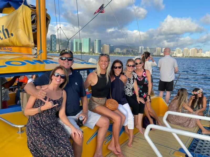 Manu Kai Catamaran Friday Night Fireworks Cocktail Sail - An Authentic Hawaiian Fireworks Experience