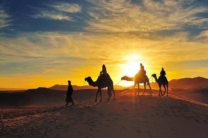 Marakech Saharan Splendor 2 Days Luxury Camp Desert Tour From Fes - Key Points
