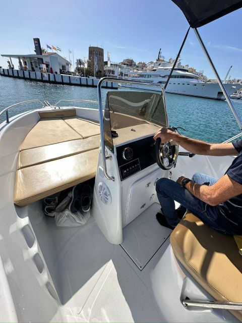 Marbella: Boat Rental Drive Yourself With Dolphin Sighting - Rental Inclusions