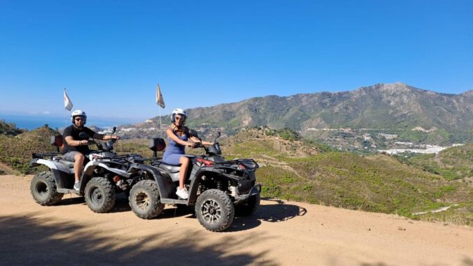 Marbella: Costa Del Sol Shared Quad Tour - Refreshing Dip