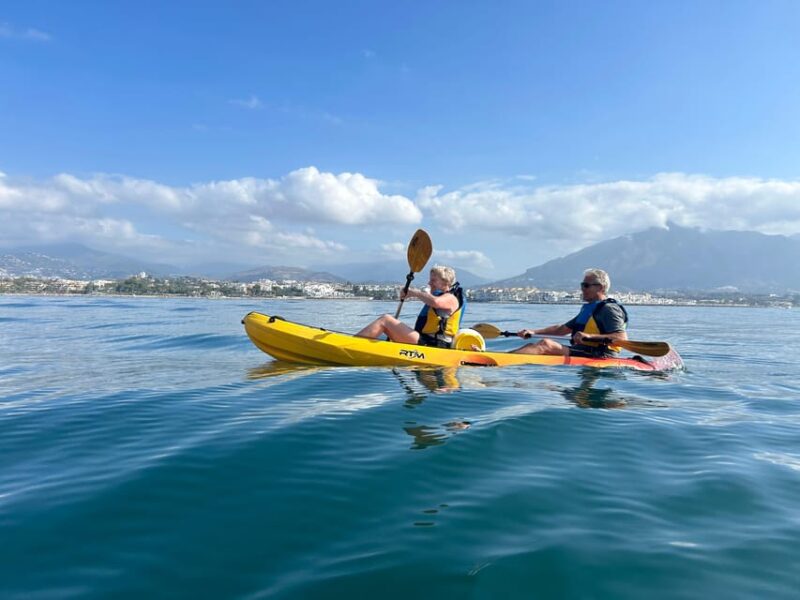 Marbella: Guided Kayak Tour in Puerto Banús - Itinerary and Experience
