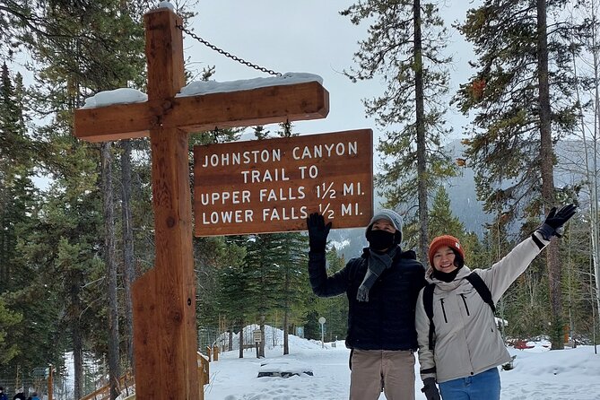 Marble & Johnston Canyon Ice-Walk Tour From Calgary/Canmore/Banff - Meeting Point Options