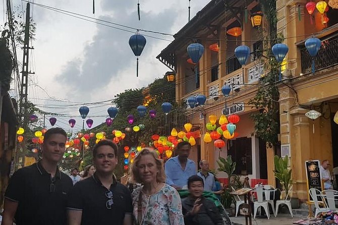 Marble Mountain - Hoi An Ancient City - Sampan Boat Ride- Colourful Night Market - Pickup and Start Time
