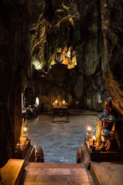 MARBLE MOUNTAINS MONKEY MOUNTAIN AM PHU CAVE MORNING TOUR - Duration and Pricing