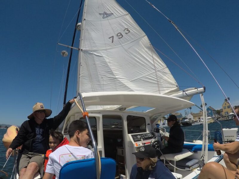 Marina Del Rey : 4 Hour Private Catamaran Sailboat for 6 - Luxurious Boat and Amenities