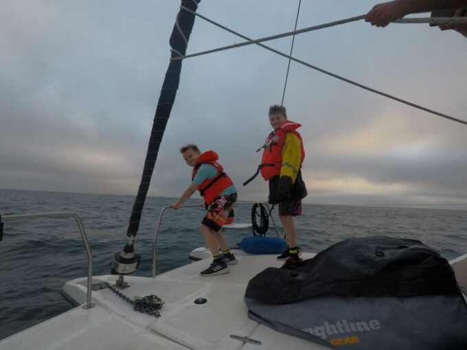 Marina Del Rey : 4 Hour Private Catamaran Sailboat for 6 - Convenient Meeting Point and Directions