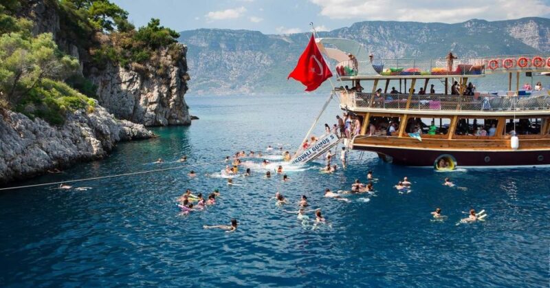 Marmaris: Cleopatra Island Boat Trip With Lunch and Transfer - Transportation and Pickup