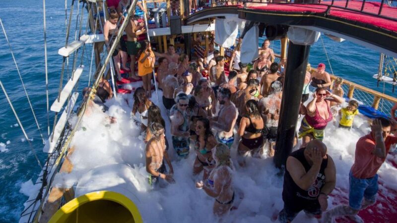 Marmaris Pirate Boat W/ Lunch, Unlimited Drinks & Foam Party - Not Included in the Tour