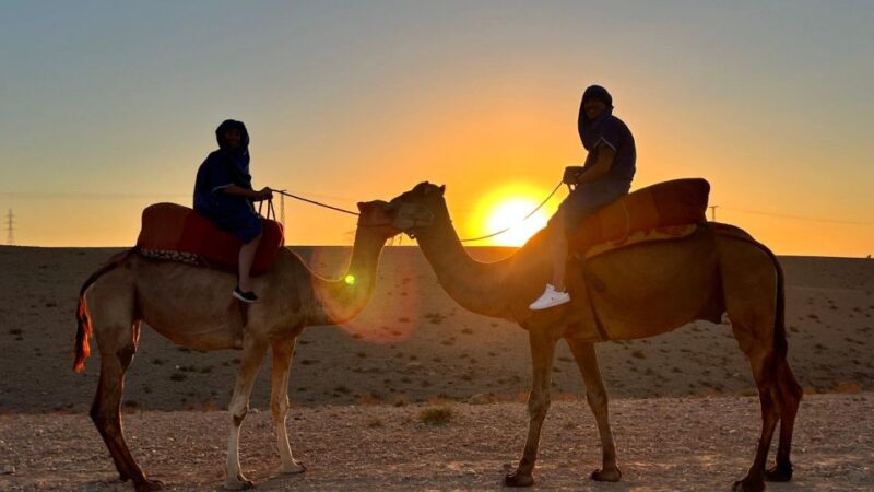 Marrakech: Agafay Desert Dinner Show With Sunset Camel Ride - Itinerary and Experience