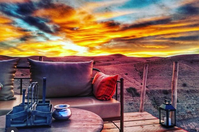 Marrakech Agafay Desert Dinner Show With Sunset Camel Ride - Intimate Group Tour