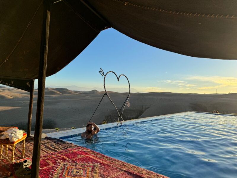 Marrakech: Agafay Desert Escape With Swimming Pool and Lunch - Language and Accessibility