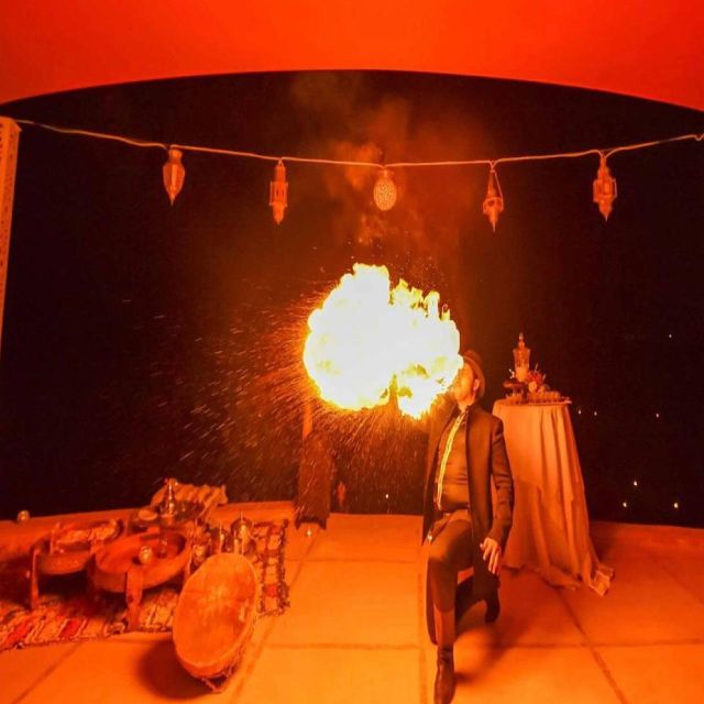 Marrakech: Agafay Desert Quad & Camel Rides With Dinner Show - Delectable Moroccan Dinner Show