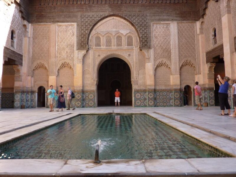 Marrakech: Ben Youssef Madrasa, Secret Garden, & Medina Tour - Vibrant Souks