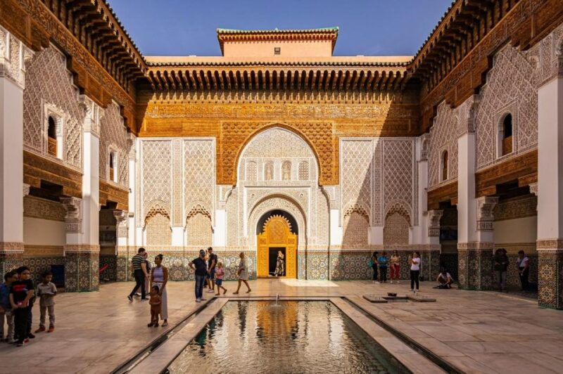 Marrakech: Ben Youssef, Secret Garden, & Souks Walking Tour - Ben Youssef Madrasa