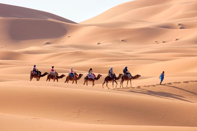 Marrakech Desert Trip Chigaga Dunes Riding Camel Sandboarding - Itinerary and Inclusions