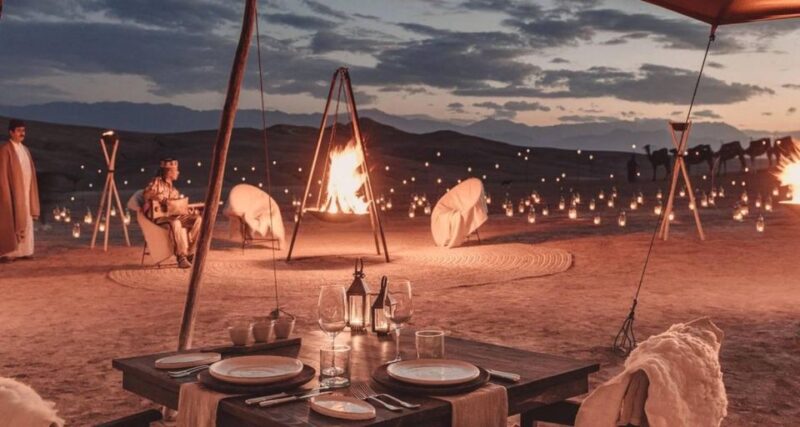 Marrakech: Highlights Agafay Desert Sunset Dinner & Show - Traditional Moroccan Entertainment